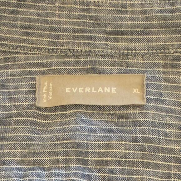 Everlane Linen Button Down Short Sleeve Shirt Size XL - Picture 5 of 6